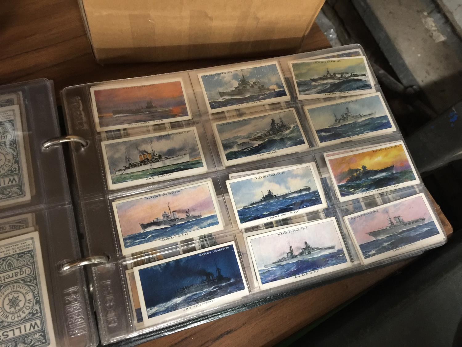 A LARGE COLLECTION OF CIGARETTE CARDS TO INCLUDE AN ALBUM CONTAINING SHIPS, DOGS, HERALDRY, OLD - Bild 4 aus 7