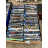 A COLLECTION OF 60 VARIOUS BLU-RAY DVDS