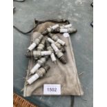 AN ASSORTMENT OF 12 SPARK PLUGS