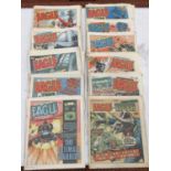 A COLLECTION OF 35 ISSUES OF EAGLE AND TIGER COMICS FROM 1985 - 1986