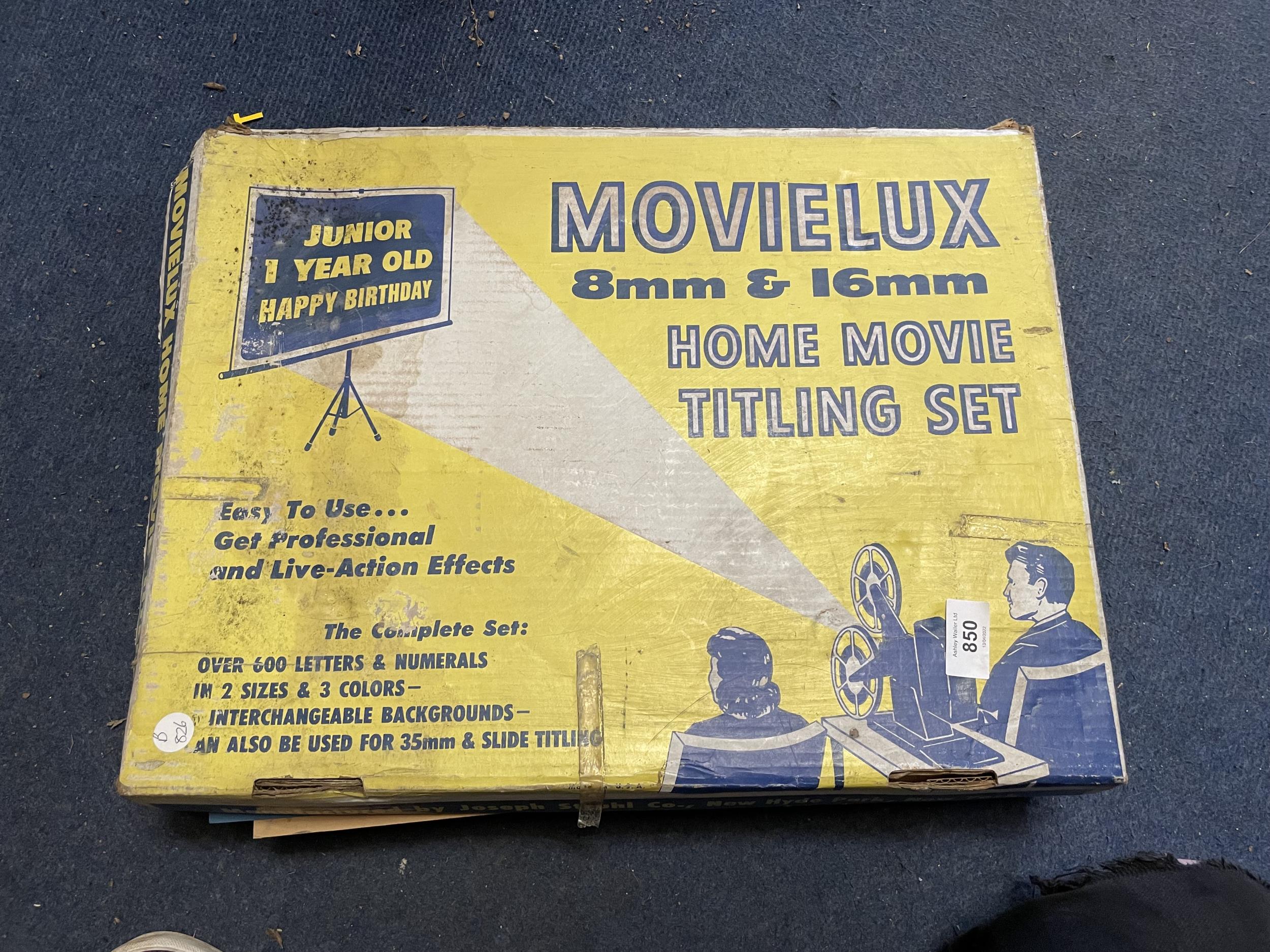 A MOVIELUX 8MM AND 16MM HOME MOVIE TILING SET - Image 3 of 3