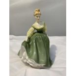 A ROYAL DOULTON FIGURE 'FAIR LADY' HN2193 REJECT STAMPED ON THE BASE SEE IMAGES