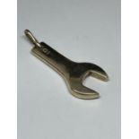 AN XR TESTED 9 CARAT GOLD SPANNER PENDANT GROSS WEIGHT 22.2 GRAMS