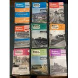 A COLLECTION OF 45 COPIES OF MODERN RAILWAY MAGAZINES FROM 1960'S
