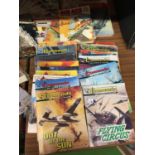 A COLLECTION OF COMMANDO COMIC BOOKS PLUS AIR ACE PICTURE LIBRARY, ETC