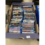 A COLLECTION OF OVER 60 VARIOUS BLU-RAY DVDS TO INCLUDE SOME SEALED ONES