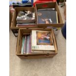 A LARGE COLLECTION OF VINTAGE LP RECORDS