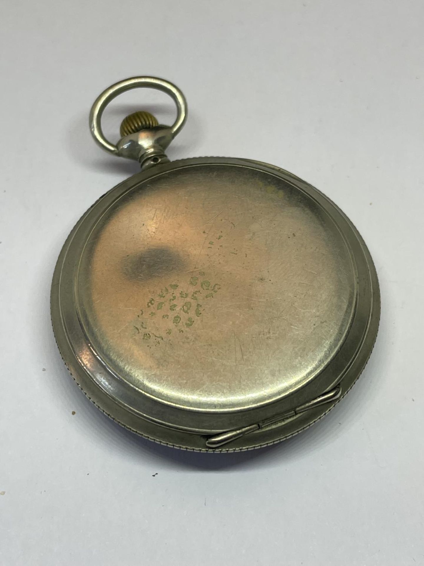 AN OMEGA POCKET WATCH SEEN WORKING BUT NO WARRANTY - Image 2 of 4