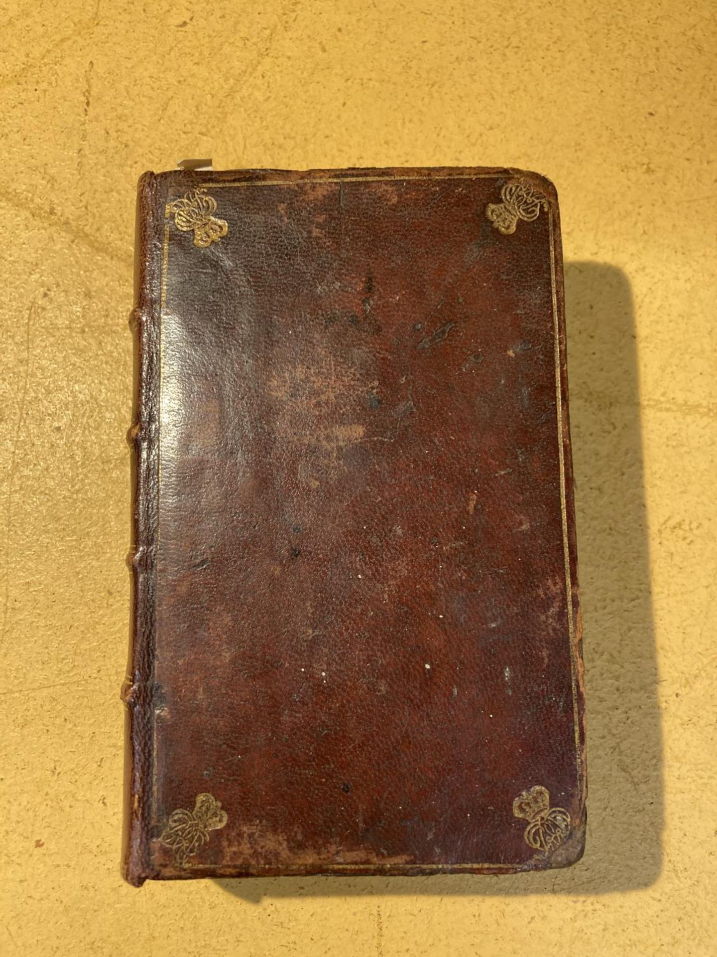 THE LADIES DIARY OR THE WOMAN'S ALMANACK 1736 PUBLISHED B A WILDE, FULL RED LEATHER, VERY SCARCE AND - Image 2 of 5