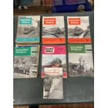 A COLLECTION OF 35 COPIES OF THE RAILWAY WORLD FROM 1950'S AND 1960'S