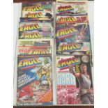 A LARGE COLLECTION OF 50 ISSUES OF EAGLE COMICS FROM 1987