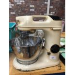 A 1940'S VINTAGE KENWOOD FOOD MIXER WITH K-WHISK WORKING BUT NO WARRANTY