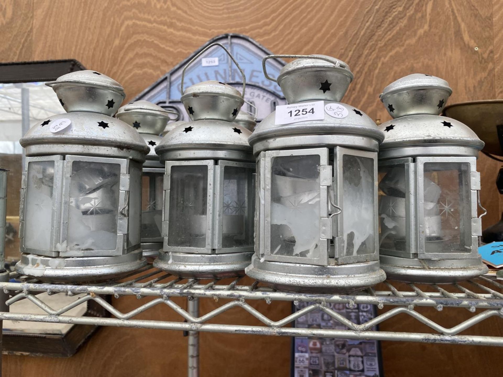 A COLLECTION OF EIGHT DECORATIVE TEA LIGHT LANTERNS - Image 2 of 2