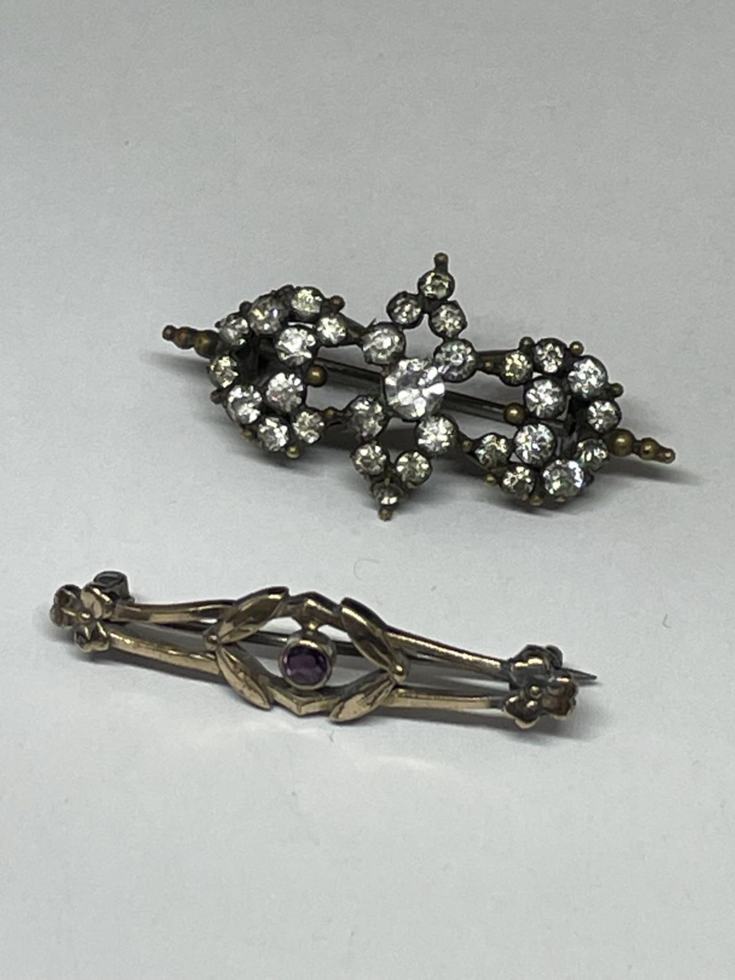 TWO VICTORIAN BROOCHES