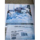 A JUBILAN COLLECTION AREA RUG 7'10 INCH X 9'10 INCH