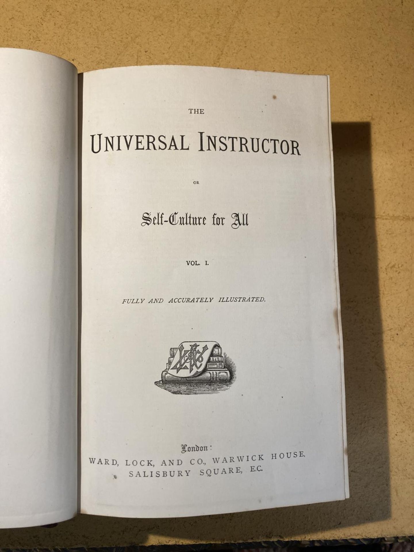 THE UNIVERSAL INSTRUCTOR OF SELF CULTURE FOR ALL - 3 VOLUMES PUBLISHED BY WARD, LOCK & CO, CIRCA - Image 3 of 3