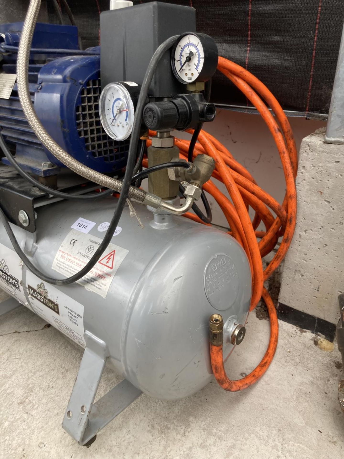 A MARSTON'S AIR COMPRESSOR - Image 2 of 4