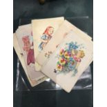 TEN EARLY 1900'S CHILDREN'S POSTCARDS