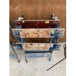 A BLACK AND DECKER WORKMATE AND A FURTHER WORK BENCH