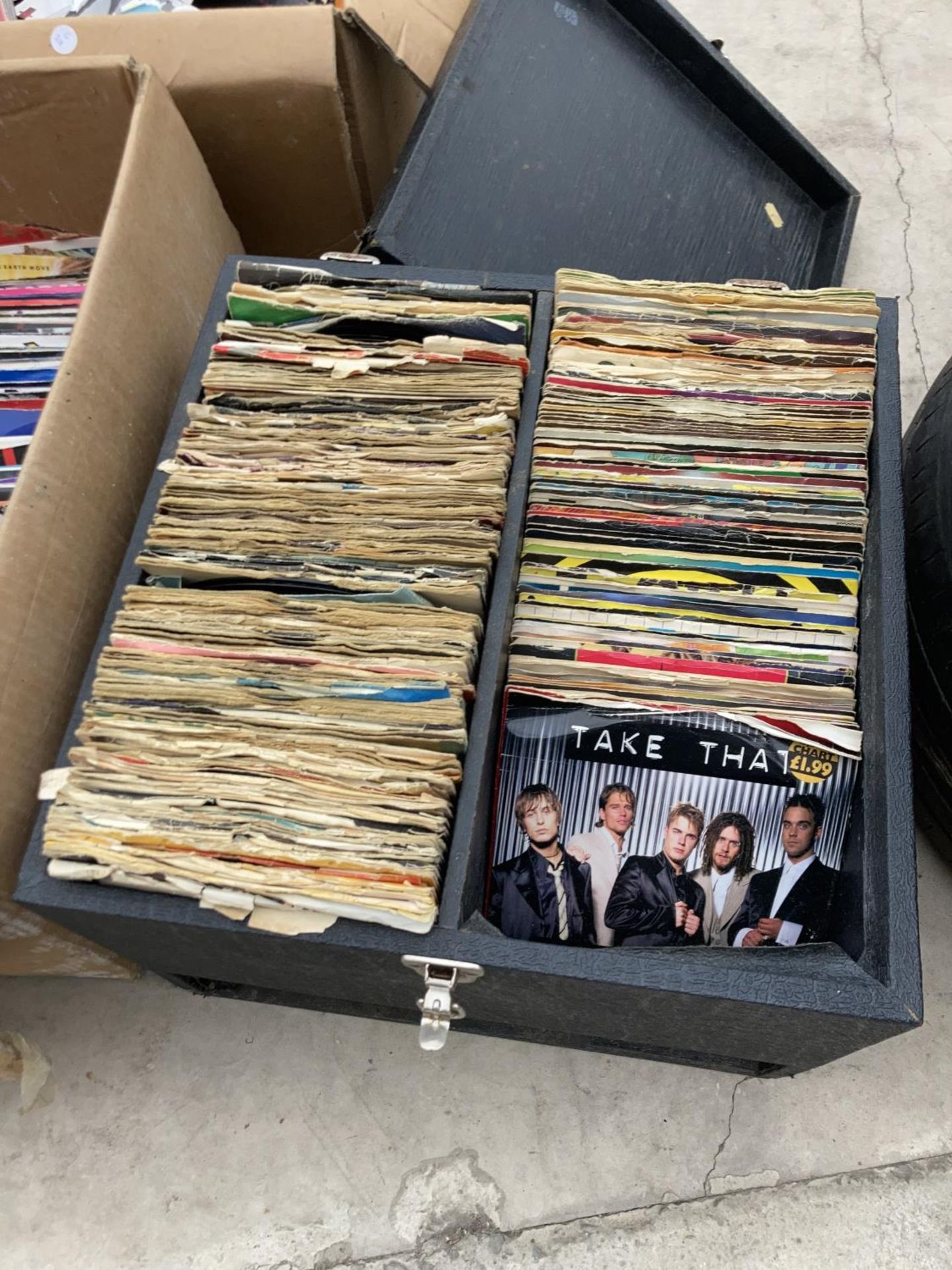 A BOX OF SINGLE RECORDS - Image 2 of 2