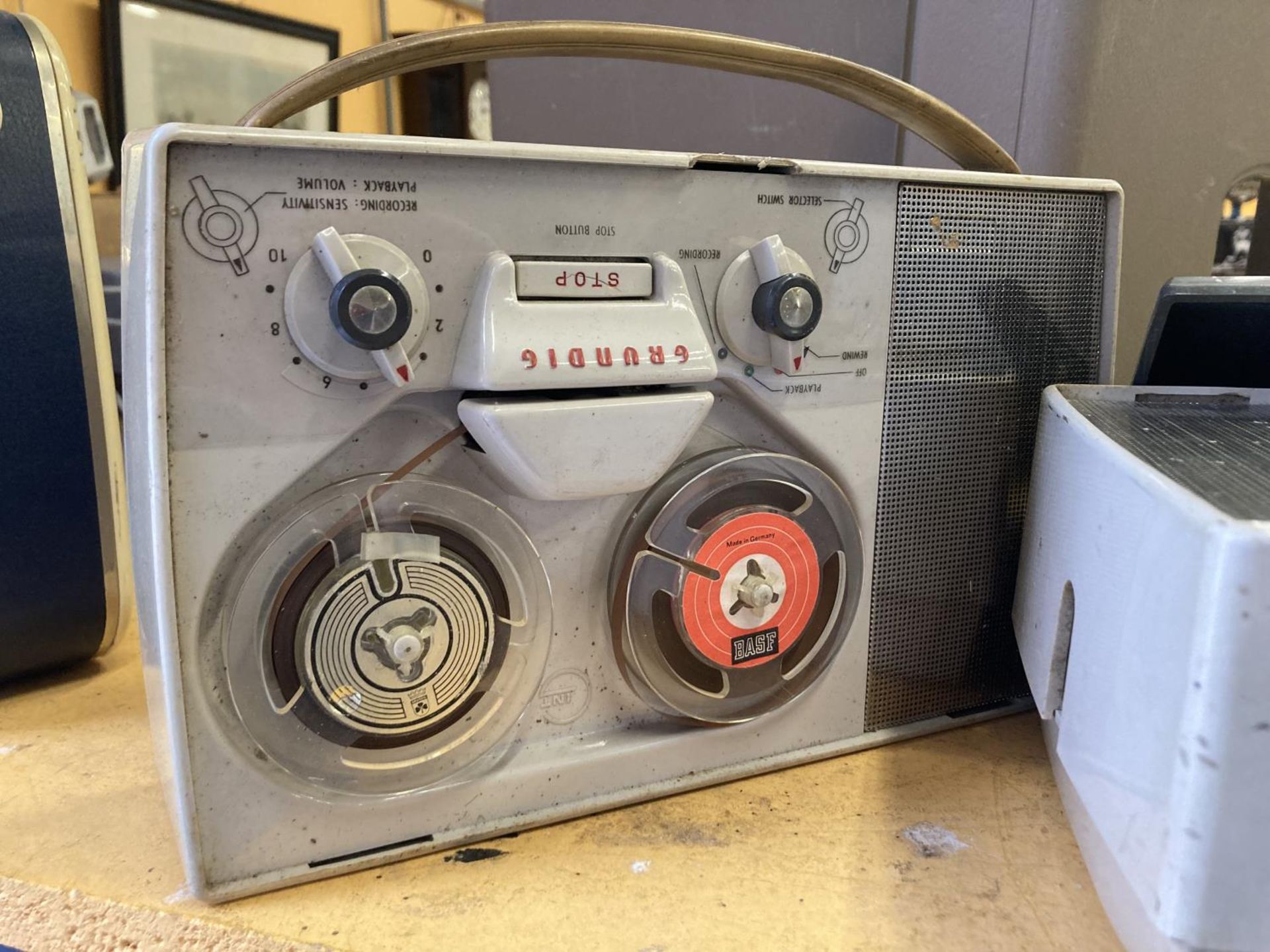 TWO GRUNDIG CUB REEL TO REEL TAPE RECORDERS - Image 2 of 4