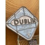 AN ILLUMINATED GUINESS DUBLIN SIGN