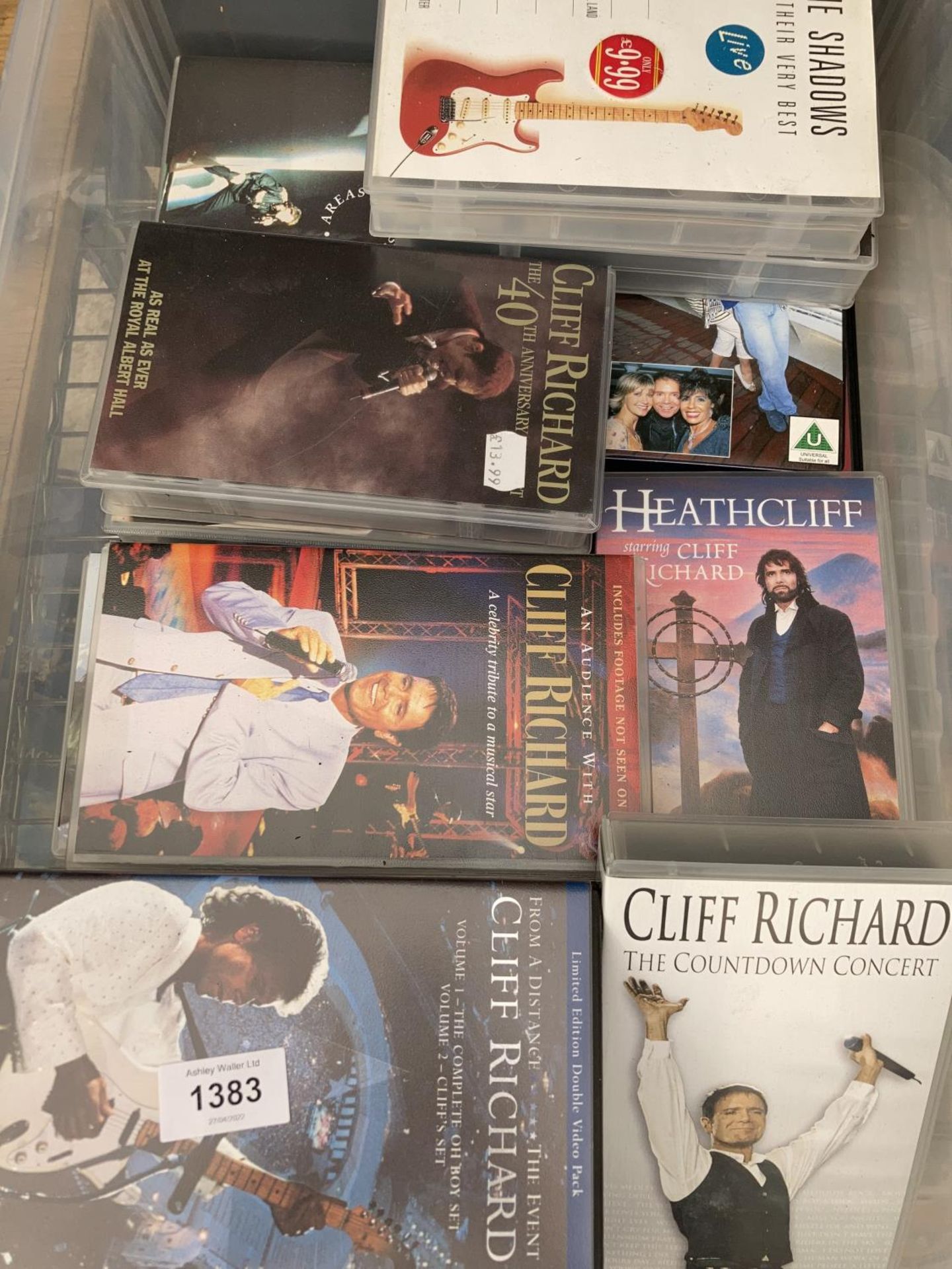 AN ASSORTMENT OF CLIFF RICHARD VHS VIDEOS - Image 2 of 2