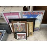 AN ASSORTMENT OF FRAMED PRINTS AND PICTURES