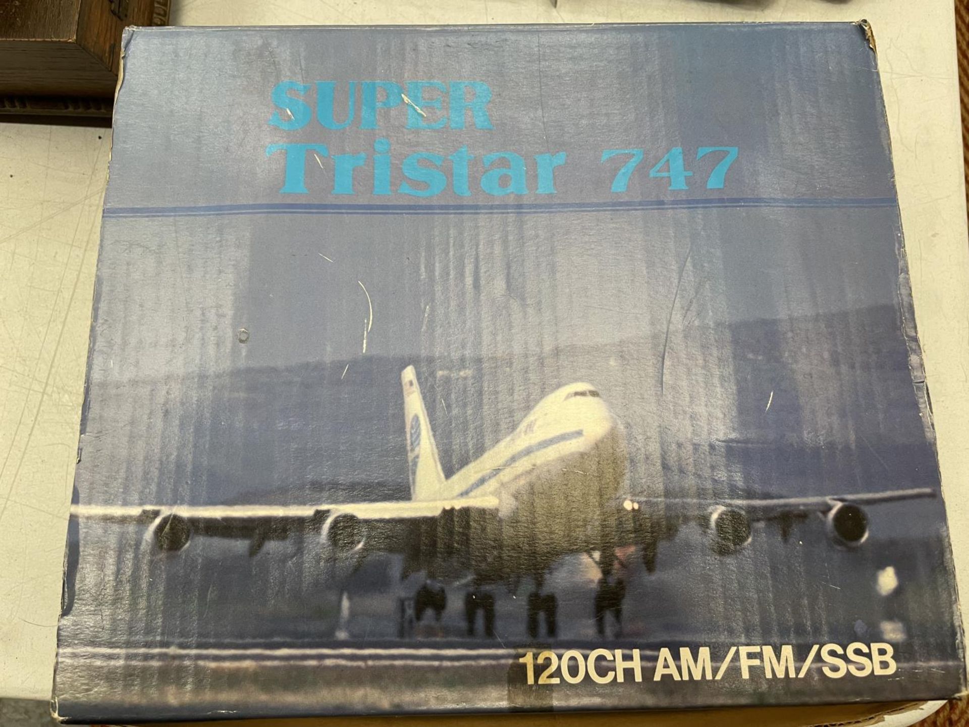 AN AS NEW BOXED SUPER TRISTAR 747 CB RADIO WITH INSTRUCTION MANUAL