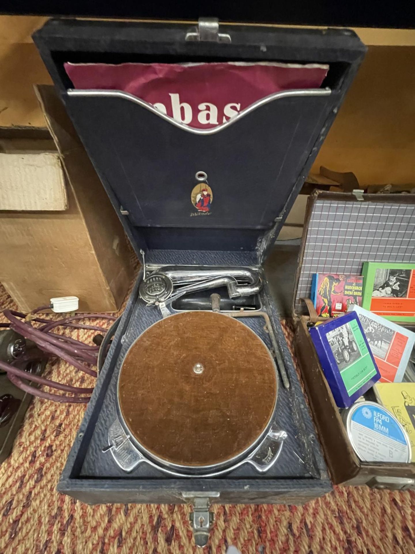 A PORTABLE MIKADO GRAMOPHONE