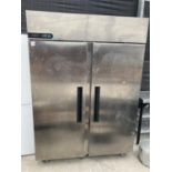 A XTRA BY FOSTER XR 1300 L STAINLESS STEEL TWO DOOR CHILLER, 54.5" WIDE