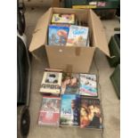 A LARGE ASSORTMENT OF VARIOUS DVDS