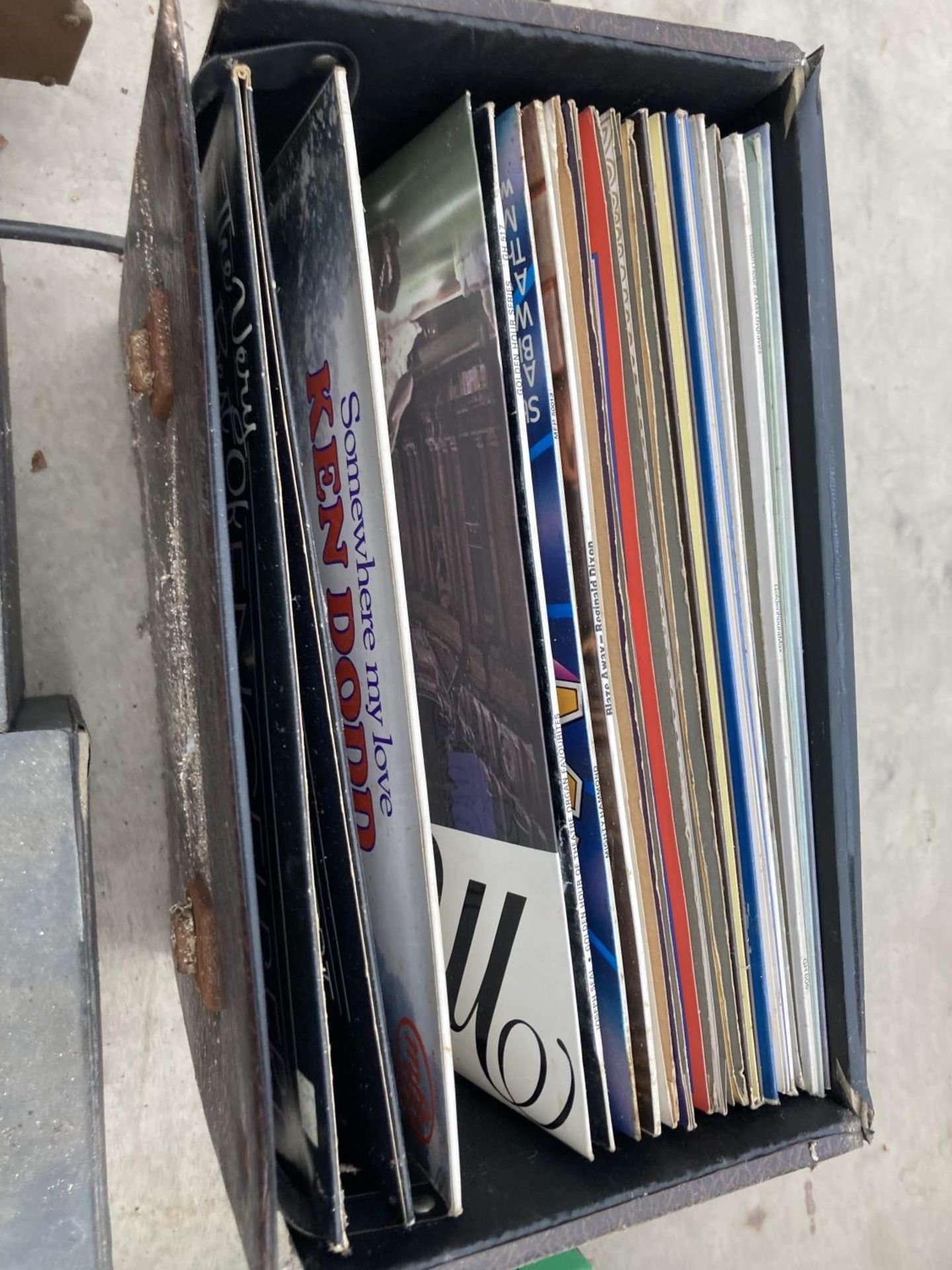 THREE BOXES OF SINGLES AND A BOX OF LPS - Image 2 of 3