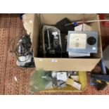 AN ASSORTMENT OF CB AMATEUR RADIO SPARES TO INCLUDE SWR ANALYZER, TWO ALINCO HANDHELD RADIOS,