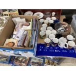 A LARGE ASSORTMENT OF CLIFF RICHARD MEMORABILIA TO INCLUDE MUGS, CDS AND BOOKS ETC