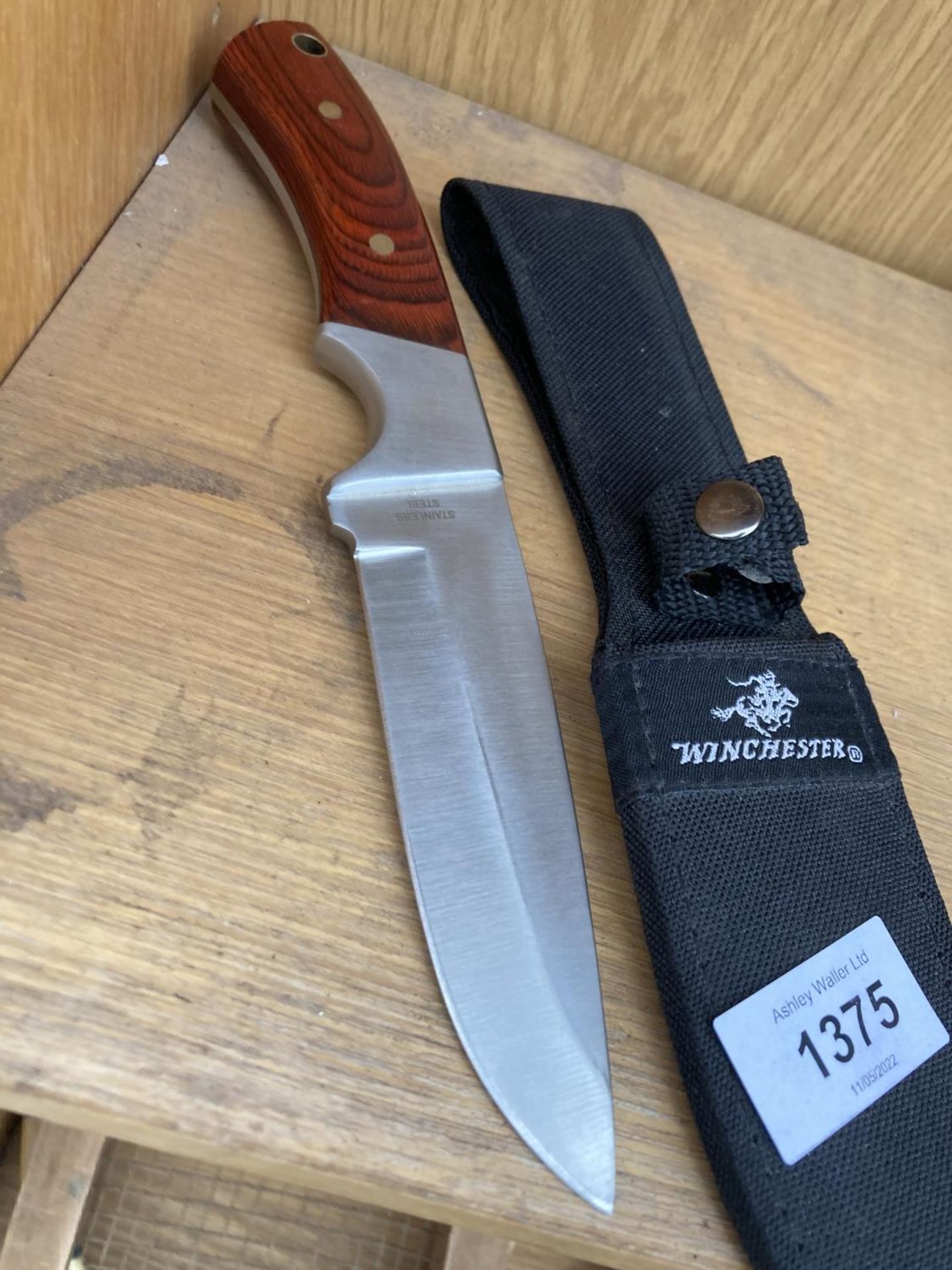 A KNIFE WITH A WINCHESTER CASE - Image 2 of 2