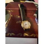 A BOXED ROTARY WRIST WATCH