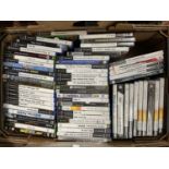 AN ASSORTMENT OF 64 PLAYSTATION 2, XBOX AND PC GAMES