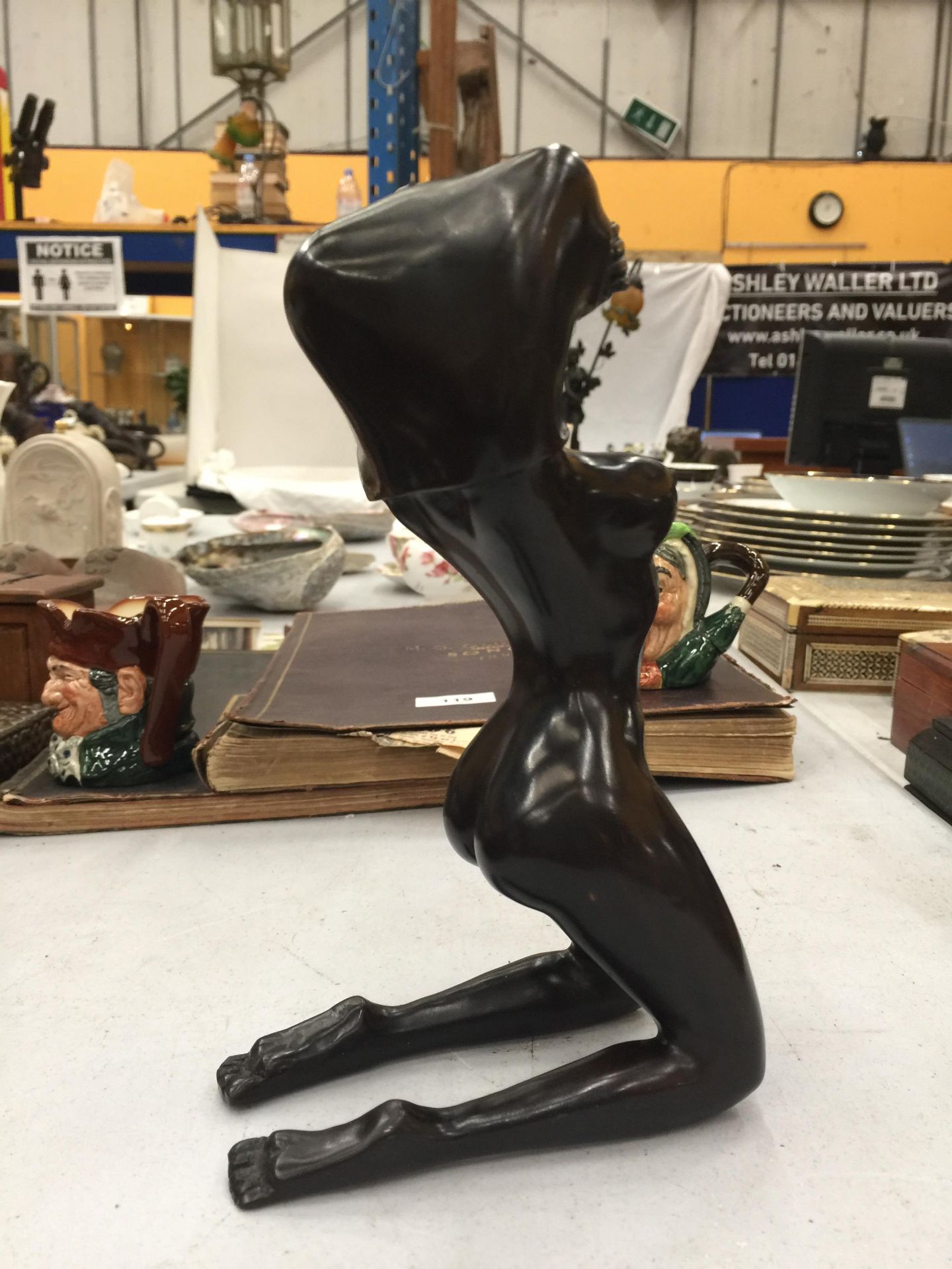 A BRONZED MODEL OF A NUDE HEIGHT 20CM - Image 10 of 12