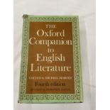 AN OXFORD COMPANION TO ENGLISH LITERATURE EDITED BY SIR PAUL HARVEY FOURTH EDITION REVISED BY