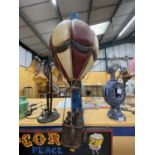 A LARGE HOT AIR BALLOON MODEL (A/F)