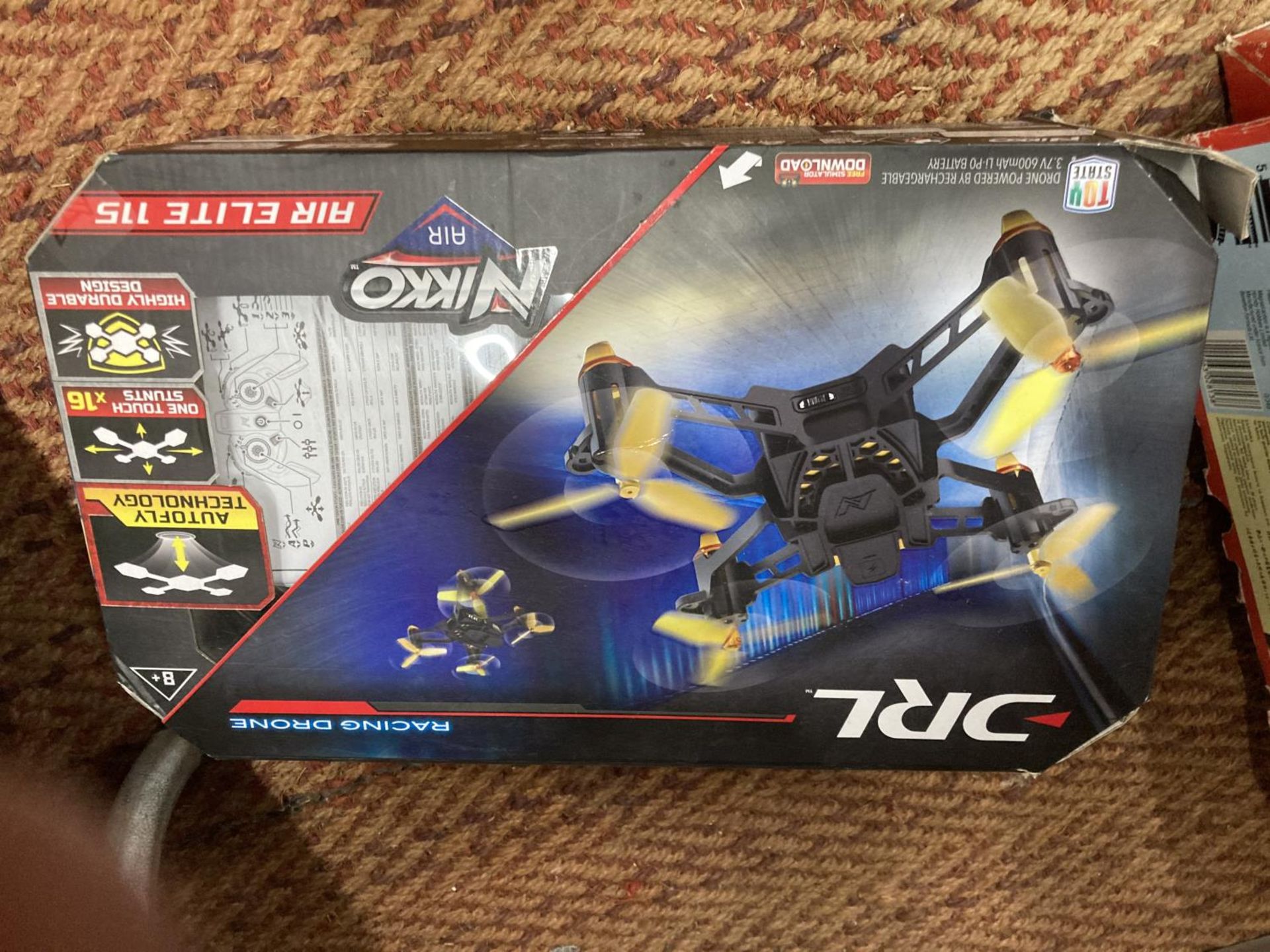 A BOXED NIKKO AIR ELITE 115 DRONE