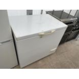 A WHITE ELECTROLUX CHEST FREEZER