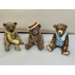 THREE BEWICK BEARS TO INCLUDE BENJAMIN, ARCHIE AND BERTIE WITRH CERTIFICATES OF AUTHENTICITY