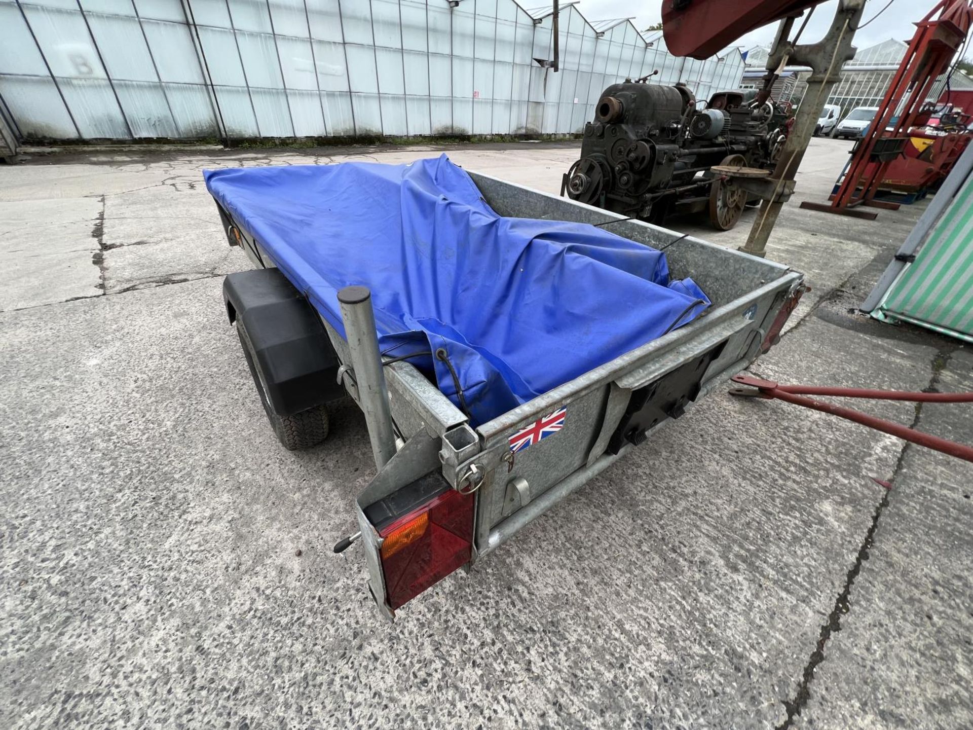 IFOR WILLIAMS P6 TRAILER WITH COVER NO VAT - Image 2 of 2