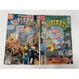 TWO VINTAGE DC SUPER BOY COMICS FROM THE 1980'S