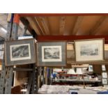 THREE FRAMED PRINTS - 'PLYMOUTH BOUND', 'ADMIRAL DUNCAN'S VICTORY OVER THE DUTCH FLEET' AND 'THE