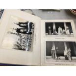 AN ALBUM CONTAINING PHOTOGRAPHS RELATING TO A 1963 PRODUCTION OF '1066 AND ALL THAT' PERFORMED BY
