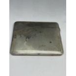 A HALLMARKED BIRMINGHAM SILVER CIGARETTE CASE