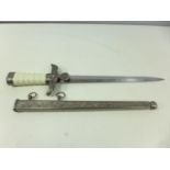 A REPLICA NAZI GERMANY GERMAN OFFICERS DRESS DAGGER 26.5 CM BLADE